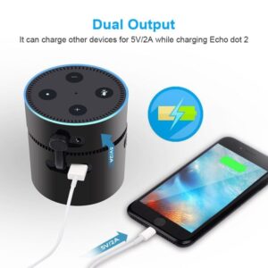10000mAh Vproof Battery Charger for Amazon 2nd Generation Echo Dot