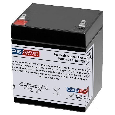 12V 5AH SLA Battery Replaces ION Audio Job Rocker® Sound System