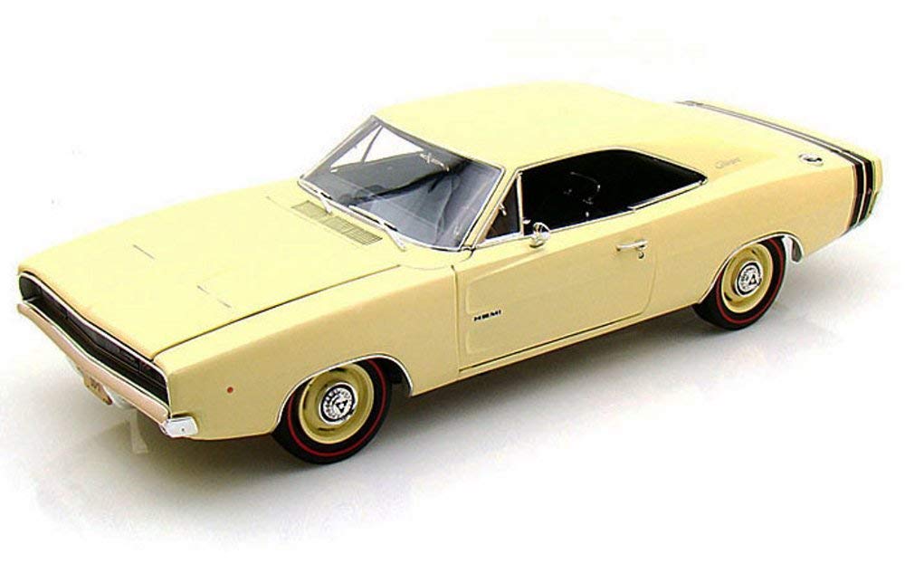 1968 Dodge Charger R-T, Yellow - Auto World ERTL AMM972