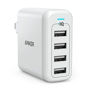 Anker 40W 4-Port USB Wall Charger, PowerPort