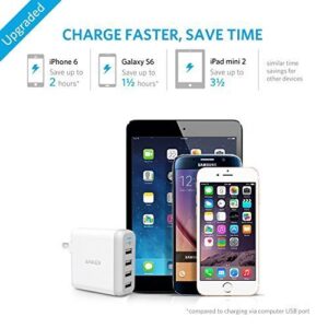 Anker 40W 4-Port USB Wall Charger, PowerPort