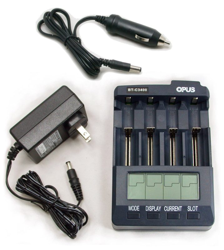 BT-C3400 with Car Adapter Universal Battery Charger Analyzer Tester