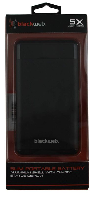 Blackweb BWA17WI030 Power Bank, 10000 mAh