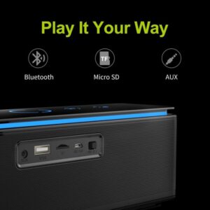 Bluetooth Wireless Speaker 4 Driver Powerbank Built in 10000mAh Battery