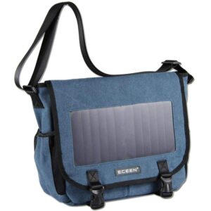 ECEEN Solar Powered Backpack with High Efficiency Solar Panel Bag Solar Charger Pack