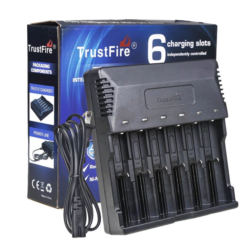Garberiel TR-012 Battery Charger 6 Bay Ni-Cd AA AAA