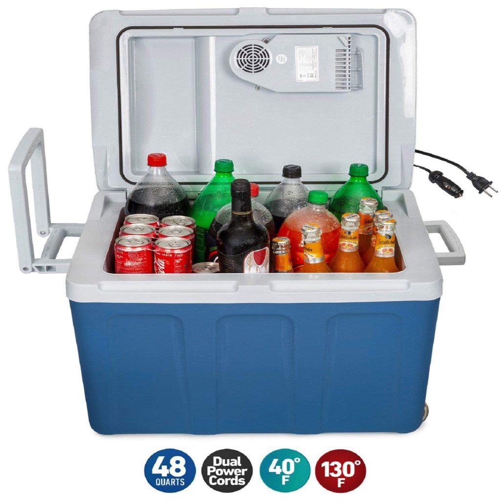 K-Box Electric Cooler and Warmer for Car and Home with Wheels