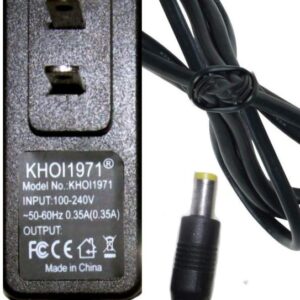 KHOI1971 Wall Charger Adapter Cable Cord for Halo Bolt 58830 ACDC Portable Charger