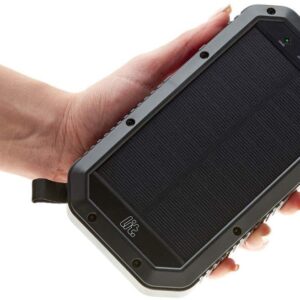Lit Wireless Solar Power Bank 20,000 mAh Battery