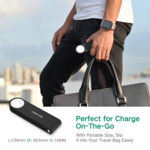 Magnetic Charger for Apple Watch, 2200mAh Wireless Phone Power Bank