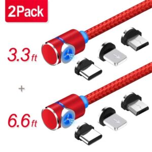 Magnetic Phone Charger Cable, 3 in 1 Cable