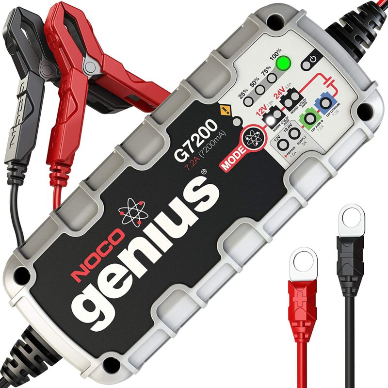NOCO Genius G7200 12V,24V 7.2A UltraSafe Smart Battery Charger