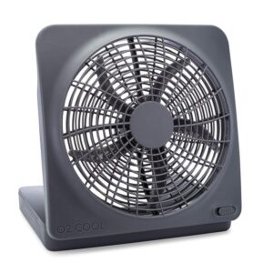 O2COOL FD10101ABE001000 10 inch Powered Portable Fan with AC Adapter
