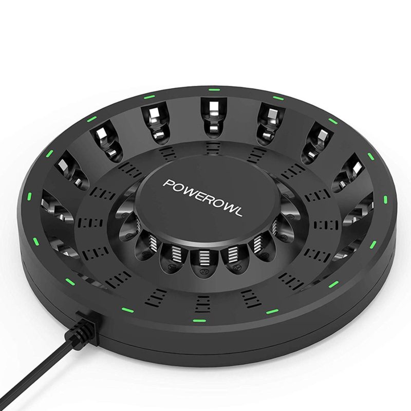 POWEROWL AA AAA Rechargeable Battery Charger