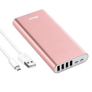 Portable Charger, BONAI iPhone Charger 20000mAh, Aluminum Polymer External Battery Pack