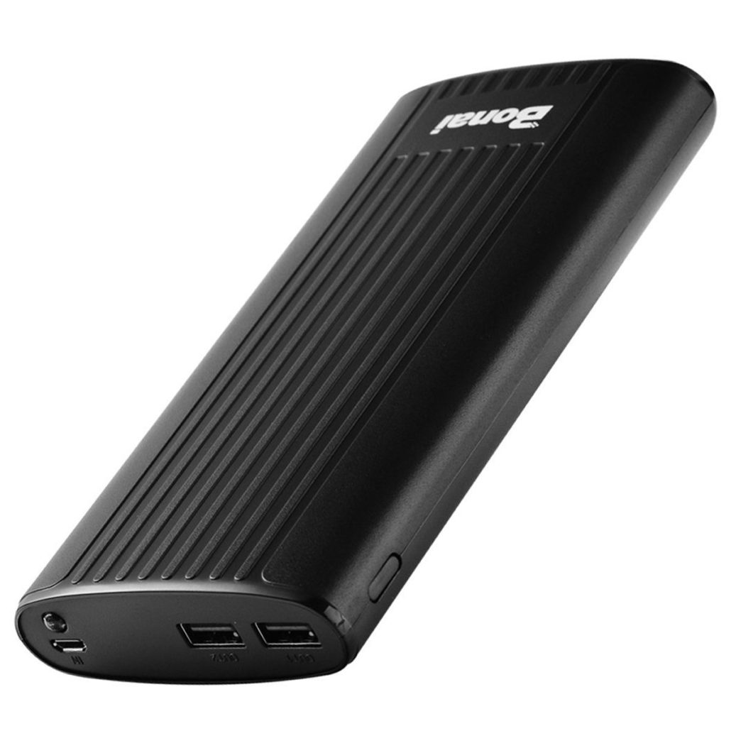 Power Bank BONAI 20000mAh Portable Stripe Portable Charger with Two Port