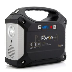 Serene Life Portable Generator, 155Wh Power Station, Quiet Gas Free Power Inverter, CPAP Battery Pack