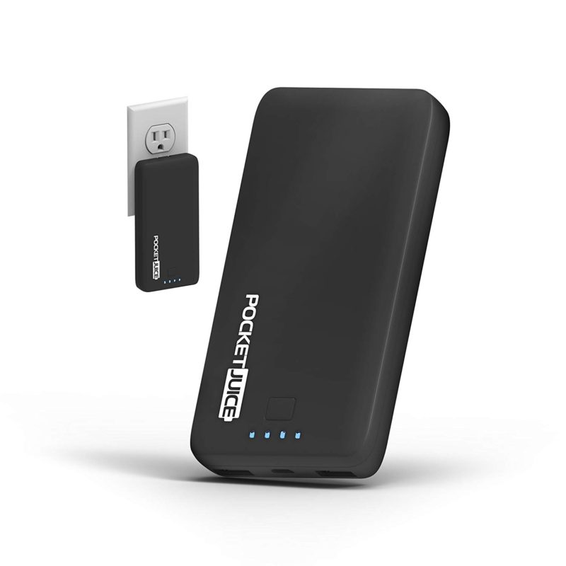 Tzumi PocketJuice AC Mini Portable Chargers Compatible for iPhone and Android Devices. (12000mah)