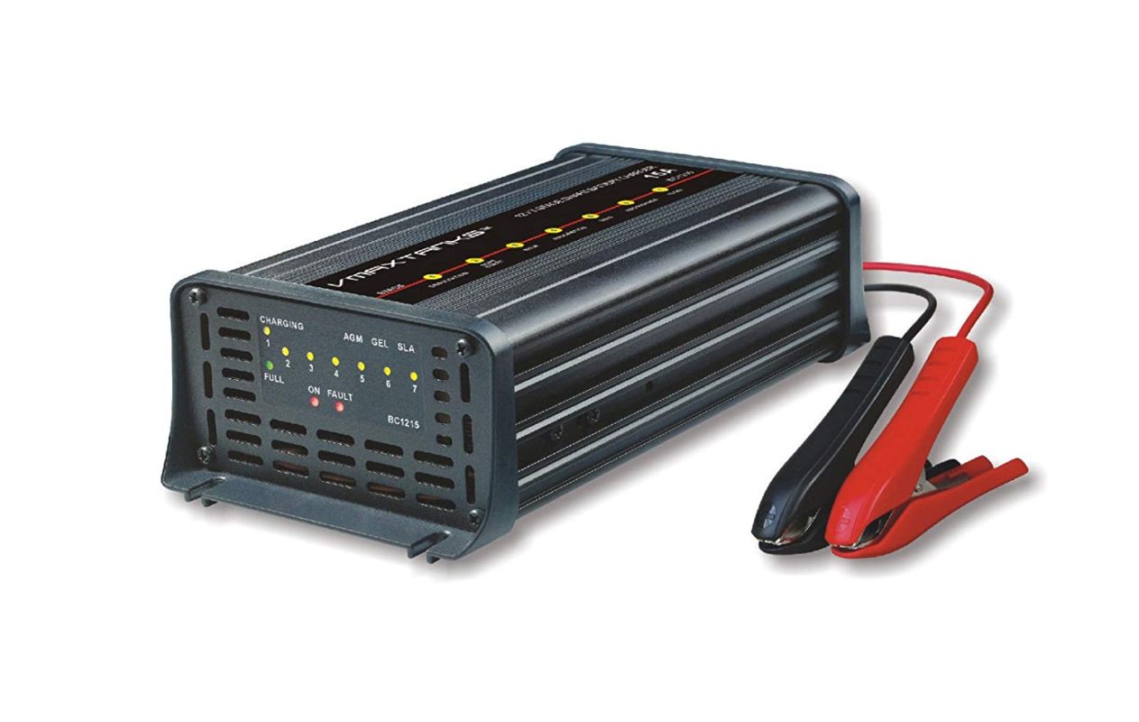 VMAX BC1220A 20A 12V 7Stage Smart Charger Maintainer for AGM Marine RV Batteries