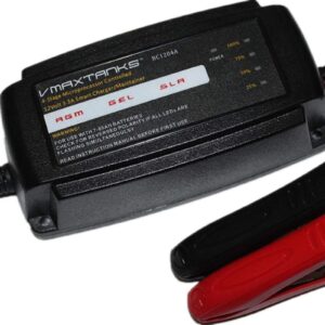 VMAXTANKS BC1204 12V 3.3 Amp 4-Stage Automatic Smart Battery Charger and Maintainer