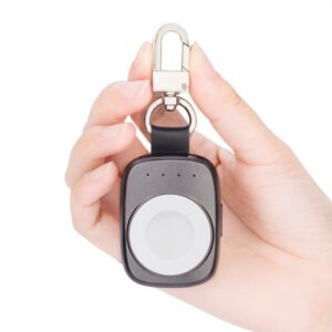 Wireless Charger Pocket size 700mah Keychain Apple Watch Power Bank