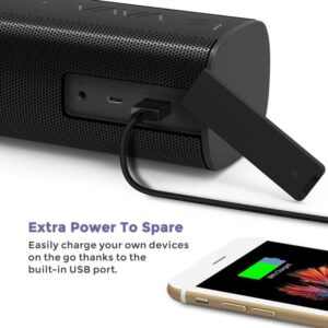 Wireless Speakers Bluetooth Splash Proof portable 2 Passive Sub-woofers