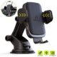 ZeeHoo Wireless Car Charger Mount with USB-C, Auto-Clamp 10W Qi Fast Charging