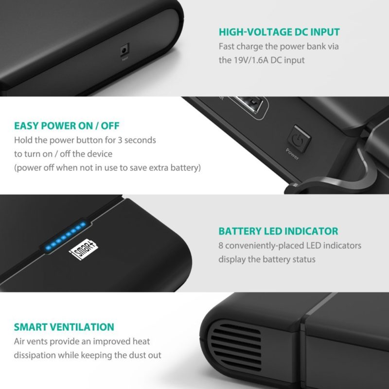 AC Portable Charger, RAVPower 27000mAh Power bank