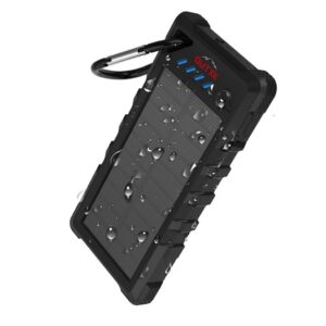 OUTXE IP67 Waterproof Outdoor Power Bank 16000mAh with Flashlight Rugged Solar Charger