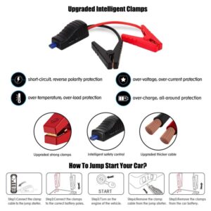 Aickar 800A Peak 19800mAh Car Jump Starter Portable Car Battery Jump Starter, Power Bank