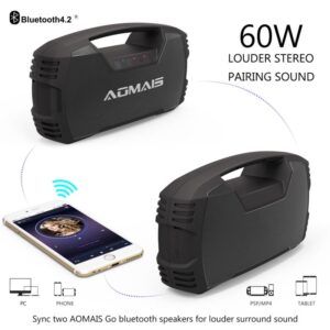 Bluetooth Speakers, Waterproof Portable Indoor-Outdoor 30W Wireless Stereo with 7200mAh Power Banks