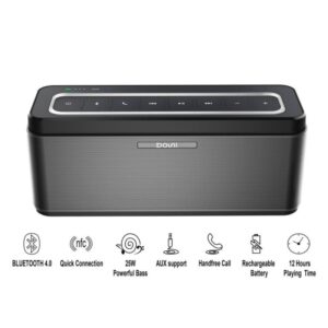 Douni 25W Portable Wireless Bluetooth Speaker (A5) with Power Adapter, Support Hands Free Call