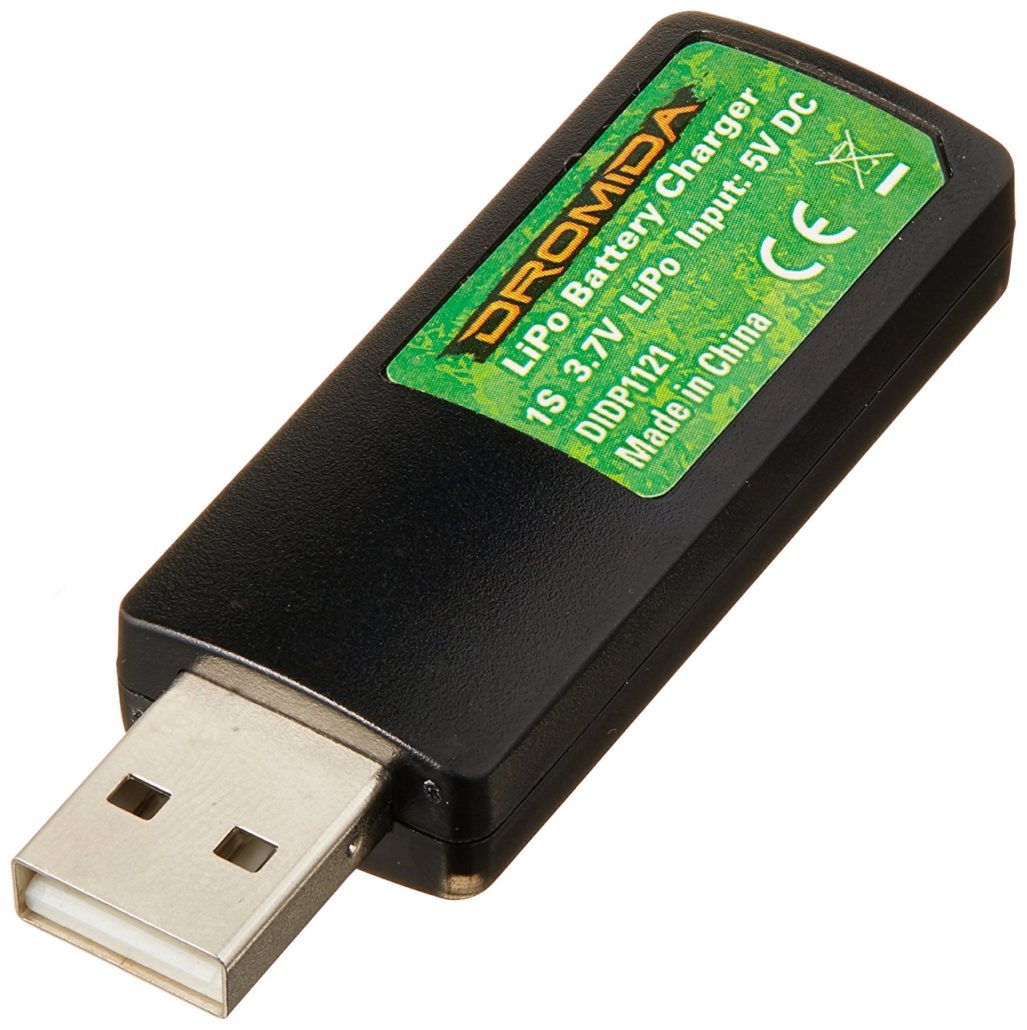 Dromida USB Charger 1S LiPo JST Plug – Best LIPO Charger