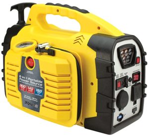 Rally Portable 8 in 1 Power Source and Jumpstarter Unit with Hand Generator (7471)
