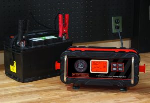 BLACK+DECKER BC15BD 15 Amp Bench Battery Charger with 40 Amp Engine Start and Alternator Check