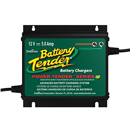Battery Tender 022-0157-1 Waterproof 12 Volt Power Tender Plus Battery Charger