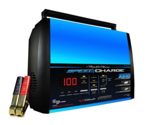 Schumacher SSC-1000A Speed Charge 2-6-10 Amp Battery Charger and Maintainer with 50-Amp Battery Clips