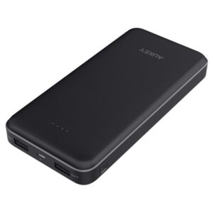 AUKEY 20000mAh Power Bank, Dual-USB Portable Charger with 5V, 2A Output Battery Pack for iPhone X, 8, Plus