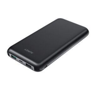 AUKEY 20000mAh Power Bank, Slimline Portable Charger with Dual Input & Output Battery Pack for iPhone X