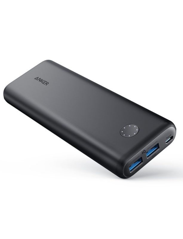 Anker PowerCore II 20000, High Capacity Portable Charger with Dual USB Ports, Upgraded PowerIQ 2.0 (up to 18W Output) Power Bank