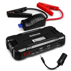 Nekteck Car Jump Starter Portable Power Bank External Battery Charger 500A Peak with 12000mAh