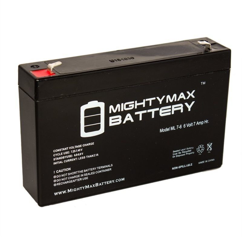 6V 7Ah SLA Battery Replaces Gallagher S17 Solar Fence Charger
