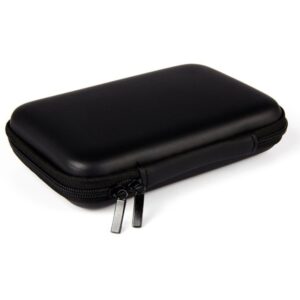 Kmashi Weatherproof External Battery Bag Dual Zippers Pouch w-strap Carrying Case Cover