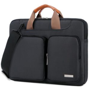 Lacdo 14-15 Inch Laptop Shoulder Bag, 360° Protective Laptop Sleeve for 15 Inch MacBook Pro Touch Bar