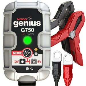 NOCO Genius G750 6V or 12V .75A UltraSafe Smart Battery Charger