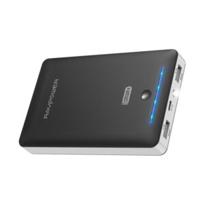 Portable Chargers 16750 RAVPower 16750mAh External Battery Pack 4.5A Dual USB Output External Phone Charger Power Pack Power Bank (iSmart 2.0 Tech) for Nintendo Switch, iPhone 8, Galaxy S8 (B