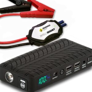 Rugged Geek RG1000 Safety 1000A Portable Car Jump Starter, Battery Booster