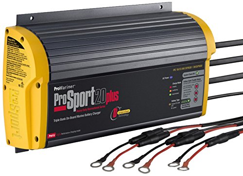 ProMariner 43021 ProSport 20+ Generation 3 20 Amp, 12,24,36 Volt, 3 Bank Battery Charger