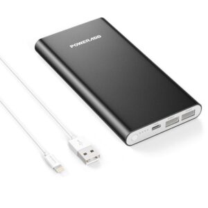 Poweradd Pilot 4GS 12000mAh Dual 3A Port External Battery Pack with Auto Detect Tech Portable Power Bank