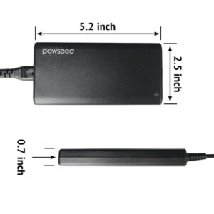 Powseed 18v 18.5v 19v 19.5v 20v Ultrathin 70W Universal Laptop AC Power Adapter